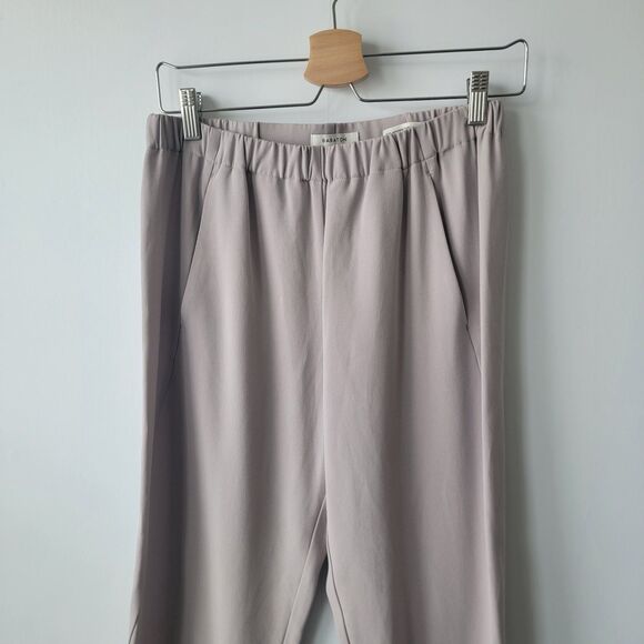 Aritzia Babaton womens Dexter Black Pull On Dress Pants size S elastic waist - Picture 3 of 9